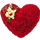 Сердца из цветов